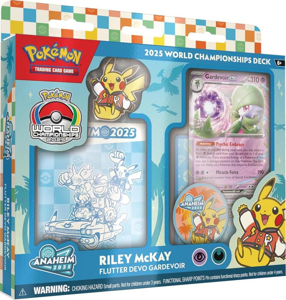 Pokemon - 2025 World Championships Deck - Anaheim USA - Riley McKay - Flutter Devo Gardevoir