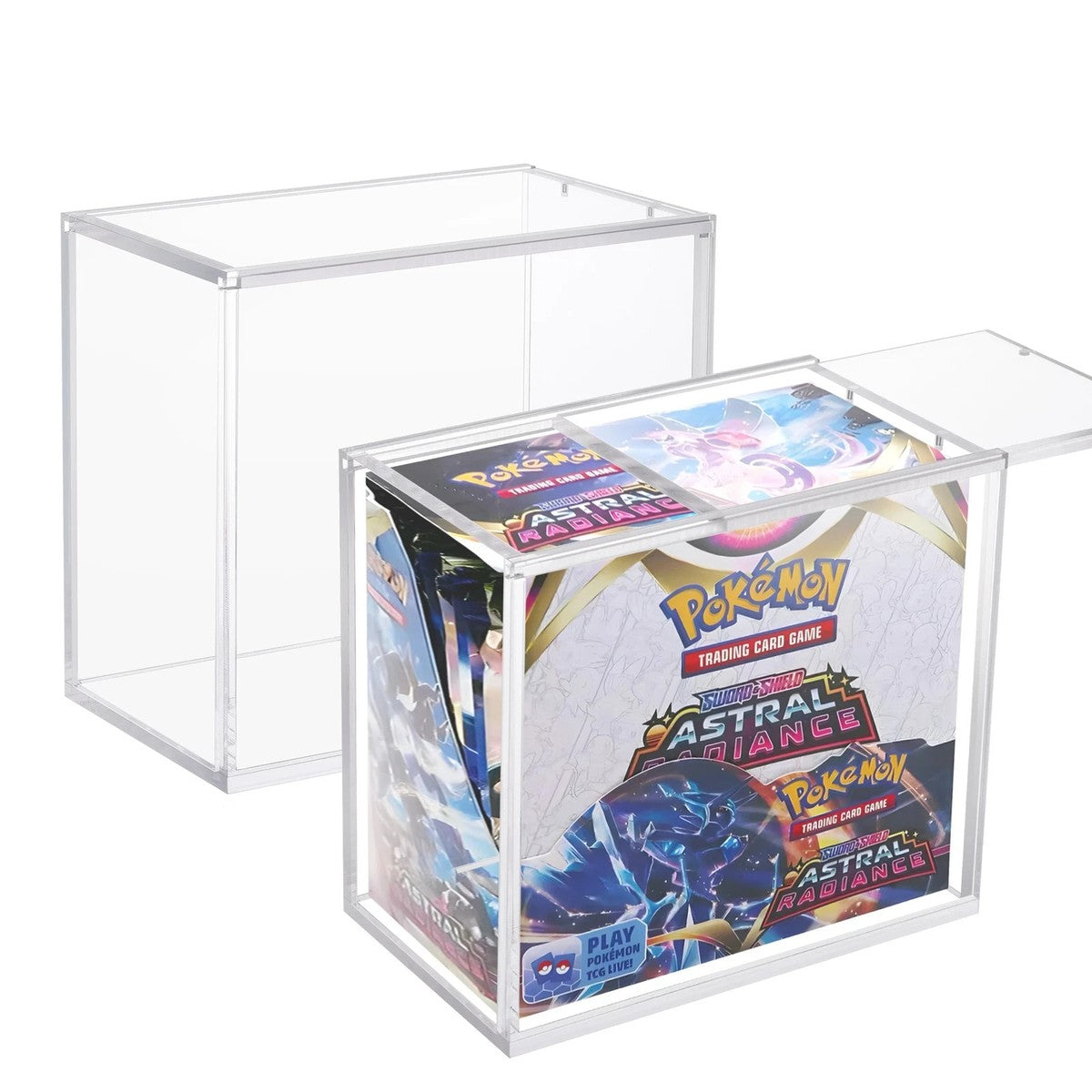 Pokemon Booster Box/Elite Trainer Box ETB Acrylic Magnetic Clear Display Case