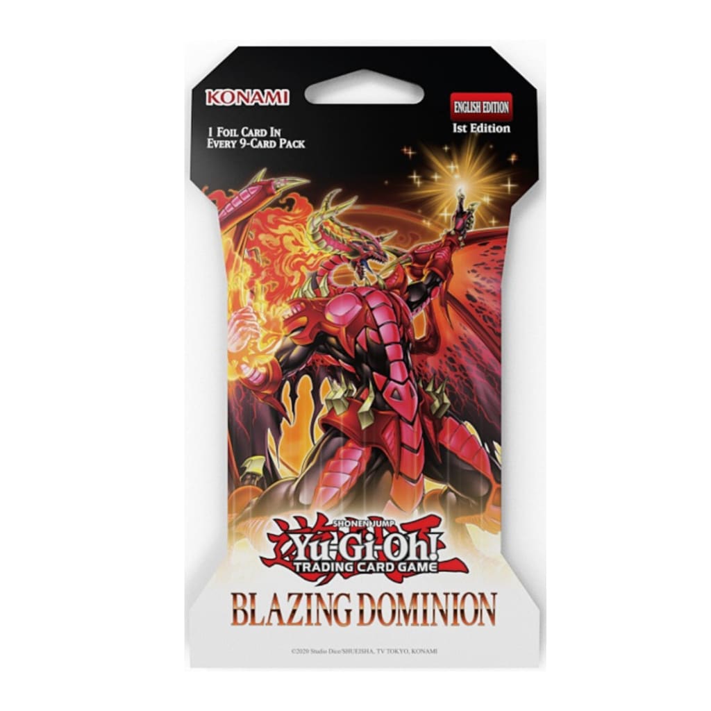 YuGiOh - Blazing Dominion Blister Pack 1st Edition